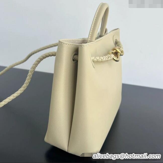Good Product Bottega Veneta Small Andiamo Top Handle Bag in Calfskin Leather 810213 Light butterscotch Beige 2025