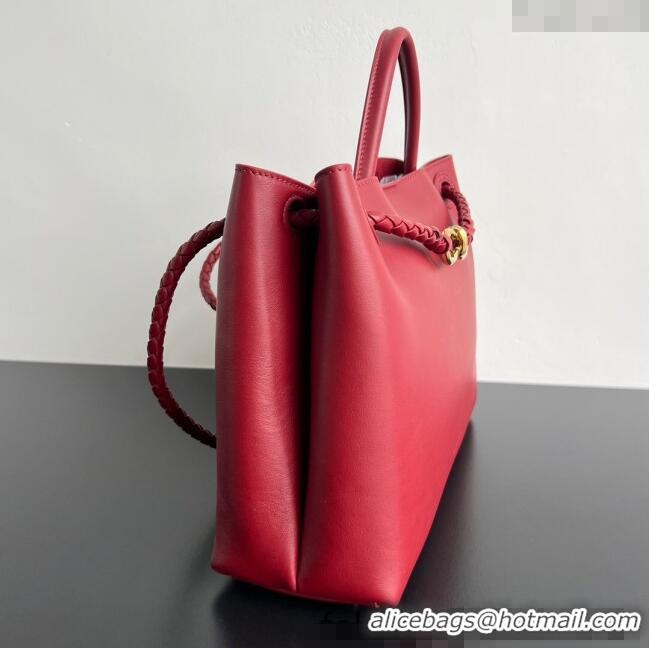 Buy Discount Bottega Veneta Medium Andiamo Top Handle Bag in Calfskin Leather 810214 Red 2025