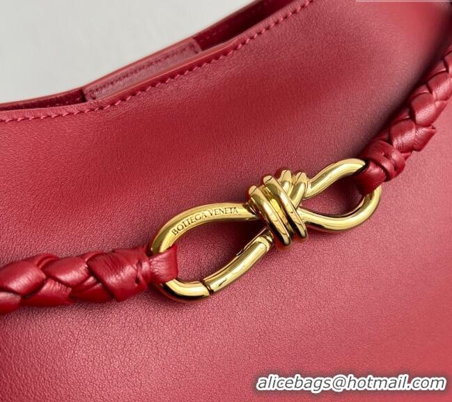Buy Discount Bottega Veneta Medium Andiamo Top Handle Bag in Calfskin Leather 810214 Red 2025