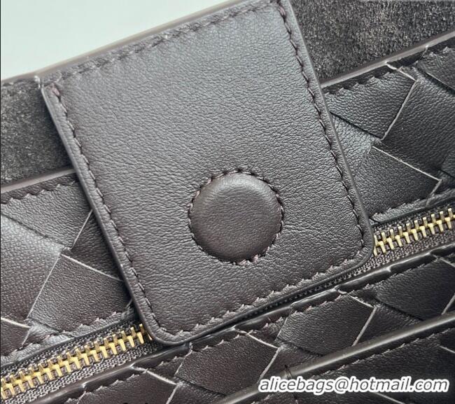 Best Product Bottega Veneta Medium Andiamo Top Handle Bag in Calfskin Leather 810214 Fondant Brown 2024