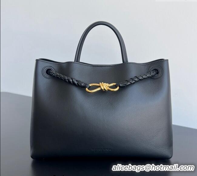 Grade Quality Bottega Veneta Medium Andiamo Top Handle Bag in Calfskin Leather 810214 Black 2024