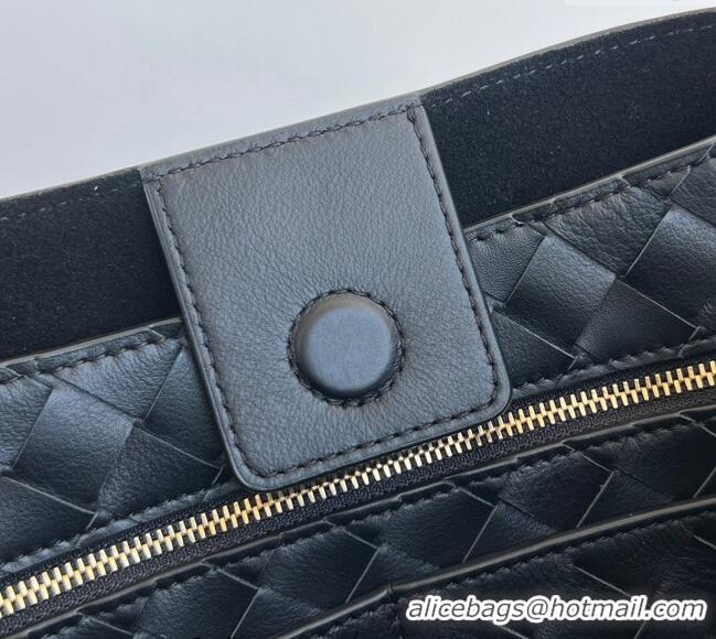 Grade Quality Bottega Veneta Medium Andiamo Top Handle Bag in Calfskin Leather 810214 Black 2024