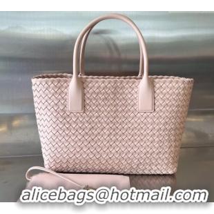 Affordable Price Bottega Veneta Medium Cabat Tote Bag in Intrecciato Leather 608810 Lotus Pink 2025