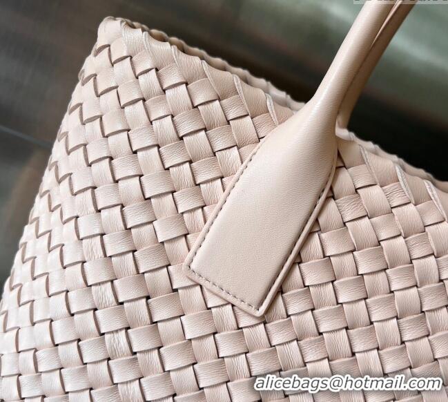 Affordable Price Bottega Veneta Medium Cabat Tote Bag in Intrecciato Leather 608810 Lotus Pink 2025