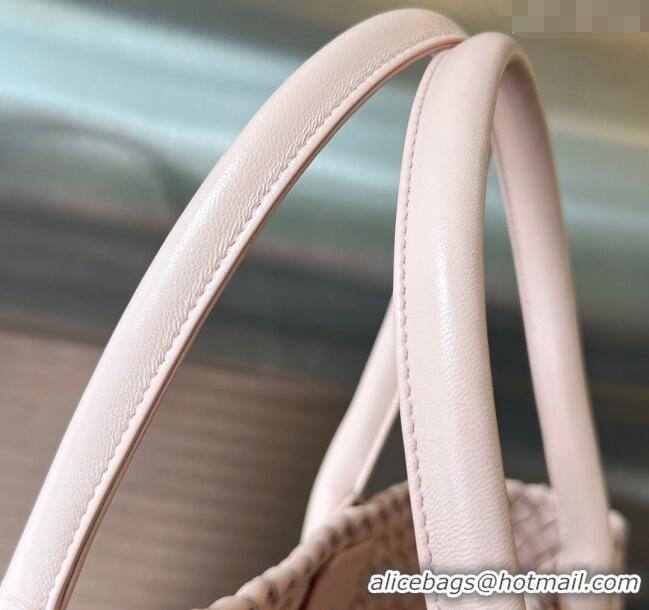 Affordable Price Bottega Veneta Medium Cabat Tote Bag in Intrecciato Leather 608810 Lotus Pink 2025