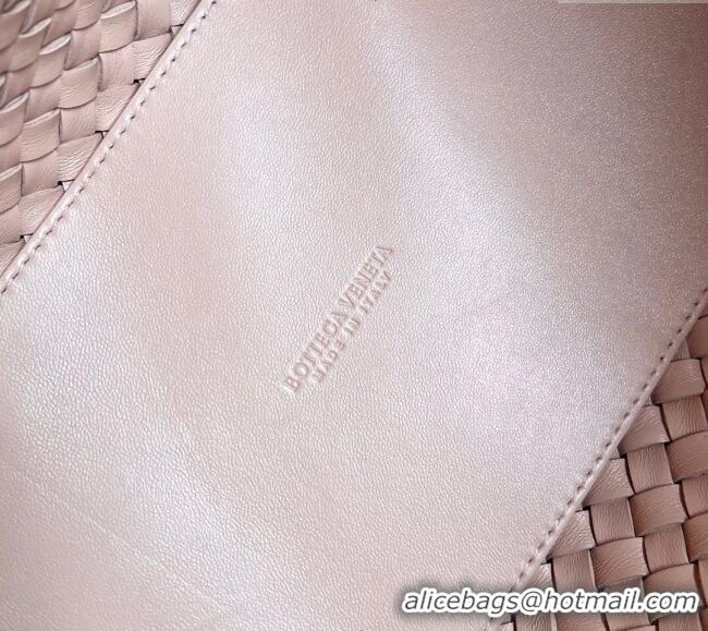 Affordable Price Bottega Veneta Medium Cabat Tote Bag in Intrecciato Leather 608810 Lotus Pink 2025
