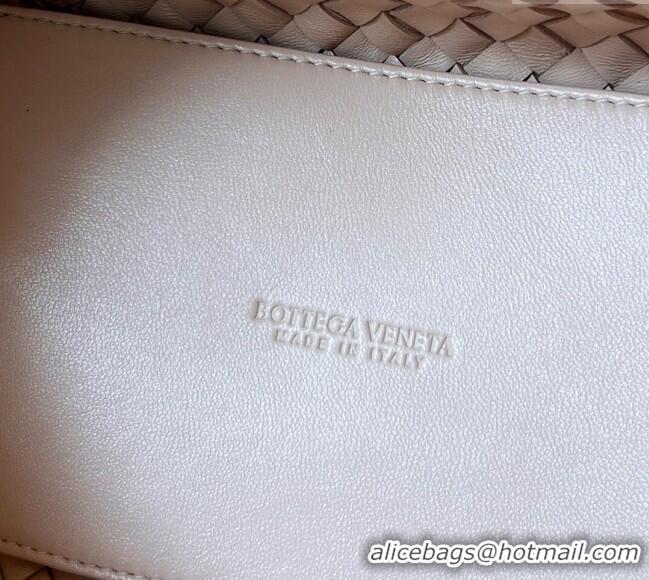 New Release Creation Bottega Veneta Mini Cabat Tote Bag in Intreccio Leather 709464 Lutos Pink 2025