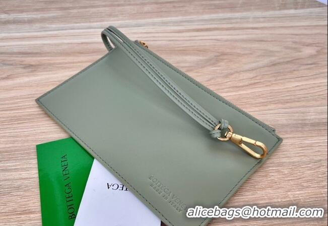 Luxury Classic Bottega Veneta Mini Cabat Tote Bag in Intreccio Leather 709464 Travertine Green 2025