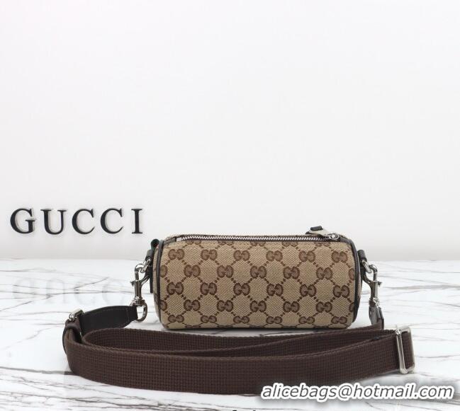 Reasonable Price Gucci Mens GG Canvas Mini Cylinder bag 834269 Beige 2025