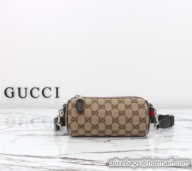 Reasonable Price Gucci Mens GG Canvas Mini Cylinder bag 834269 Beige 2025