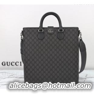 Buy Discount Gucci Mens GG Canvas Tote Bag 792118 Grey 2025