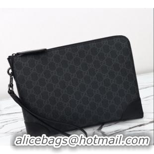 Best Price Gucci Mens GG Canvas Emblem Small Business Case 821156 Black 2025