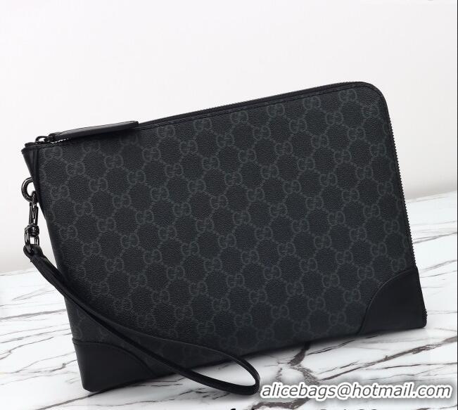 Best Price Gucci Mens GG Canvas Emblem Small Business Case 821156 Black 2025
