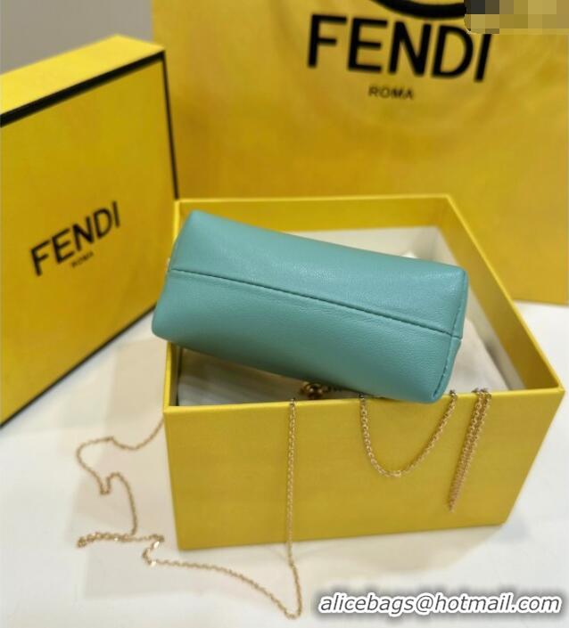 Best Price Fendi First Nano Bag Charm in Nappa Leather 80018S Light Green 2025