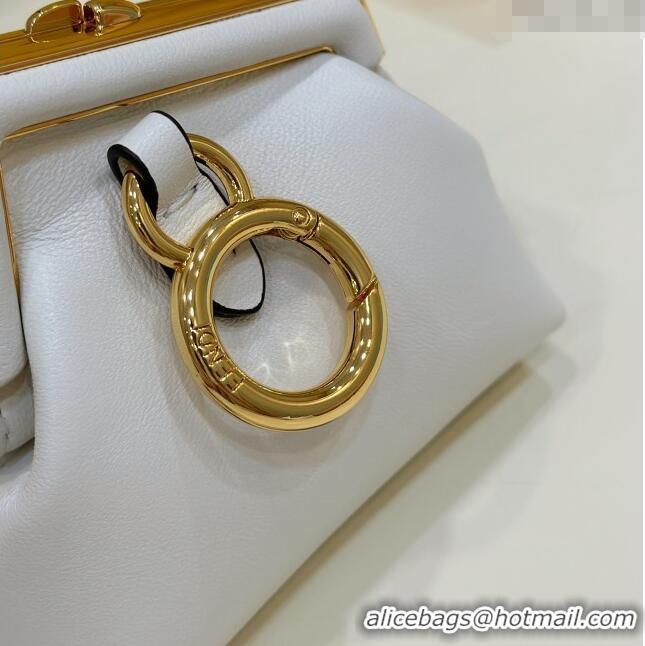 Top Quality Fendi First Nano Bag Charm in Nappa Leather 80018S White 2025