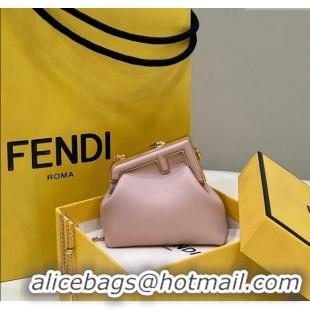 Spot Discount Fendi First Nano Bag Charm in Nappa Leather 80018S Light Pink 2025