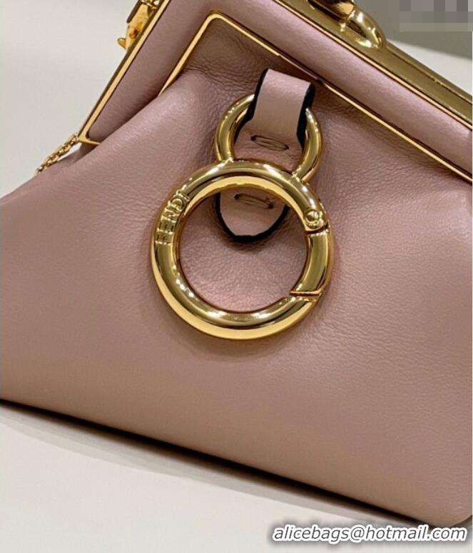 Spot Discount Fendi First Nano Bag Charm in Nappa Leather 80018S Light Pink 2025