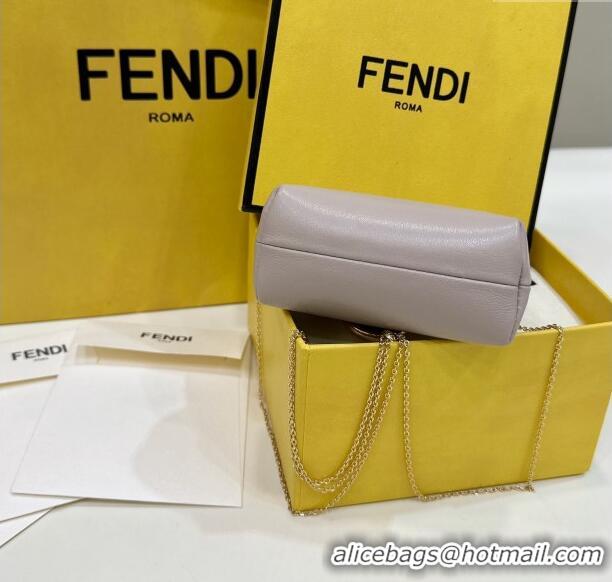 Cheap Wholesale Fendi First Nano Bag Charm in Nappa Leather 80018S Powder Nude 2025