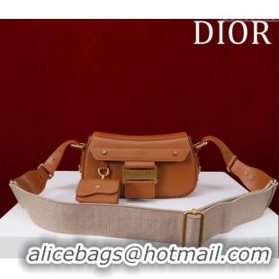 New Design Dior Small Streetchic Bag in Smooth Calfskin Leather 391907 Brown 2025