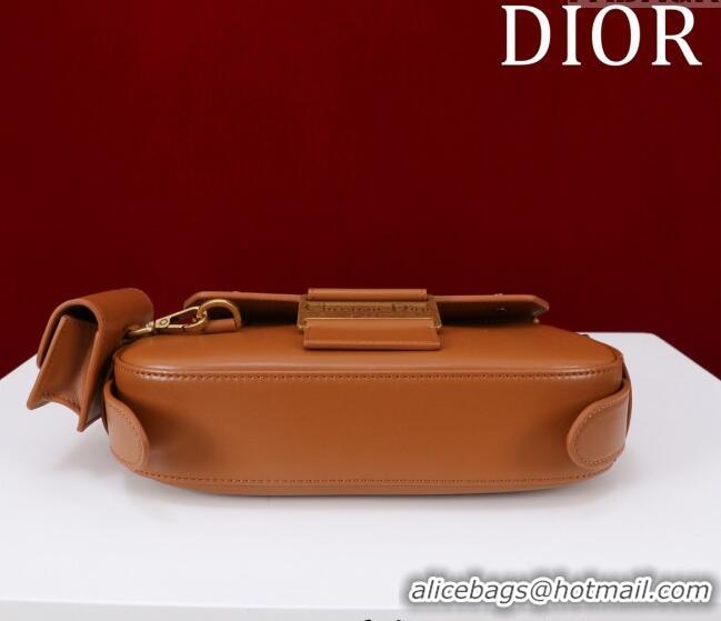 New Design Dior Small Streetchic Bag in Smooth Calfskin Leather 391907 Brown 2025