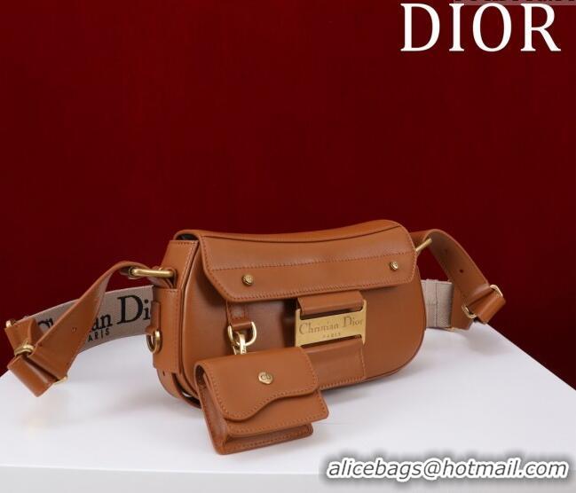New Design Dior Small Streetchic Bag in Smooth Calfskin Leather 391907 Brown 2025