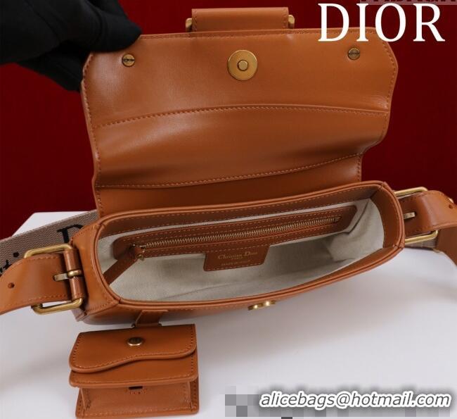 New Design Dior Small Streetchic Bag in Smooth Calfskin Leather 391907 Brown 2025