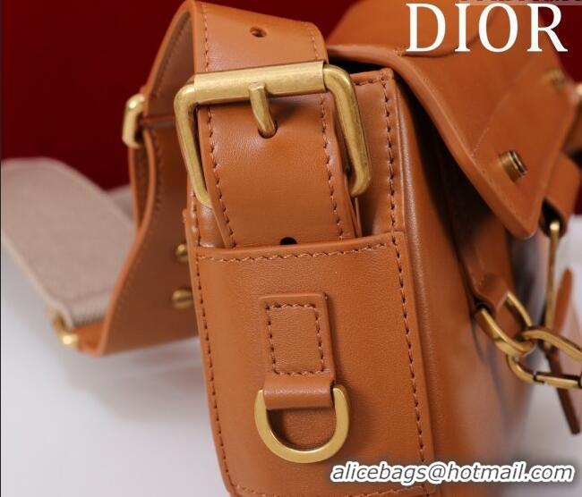 New Design Dior Small Streetchic Bag in Smooth Calfskin Leather 391907 Brown 2025