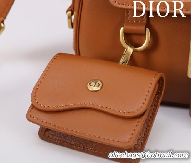 New Design Dior Small Streetchic Bag in Smooth Calfskin Leather 391907 Brown 2025