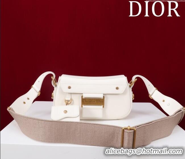 Best Price Dior Small Streetchic Bag in Smooth Calfskin Leather 391907 White 2025