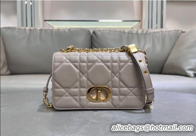 Best Product Dior Small Soft Dior Caro Bag in Macrocannage Lambskin M9252 Grey 2025