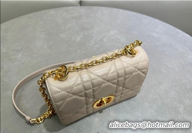Best Product Dior Small Soft Dior Caro Bag in Macrocannage Lambskin M9252 Grey 2025