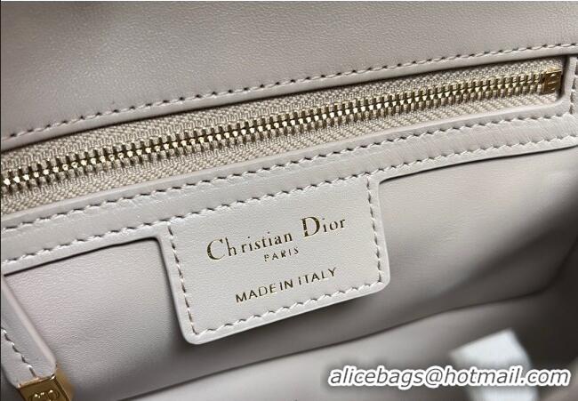 Best Product Dior Small Soft Dior Caro Bag in Macrocannage Lambskin M9252 Grey 2025