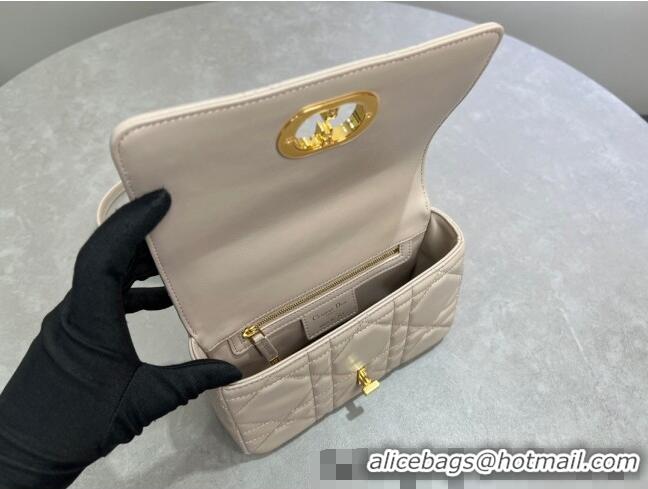 Best Product Dior Small Soft Dior Caro Bag in Macrocannage Lambskin M9252 Grey 2025