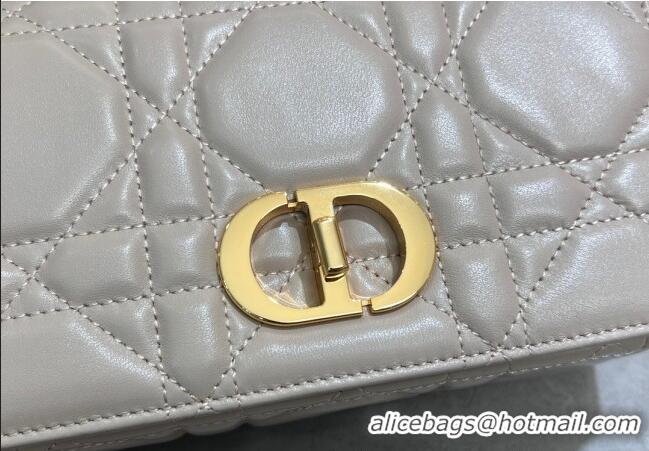 Best Product Dior Small Soft Dior Caro Bag in Macrocannage Lambskin M9252 Grey 2025