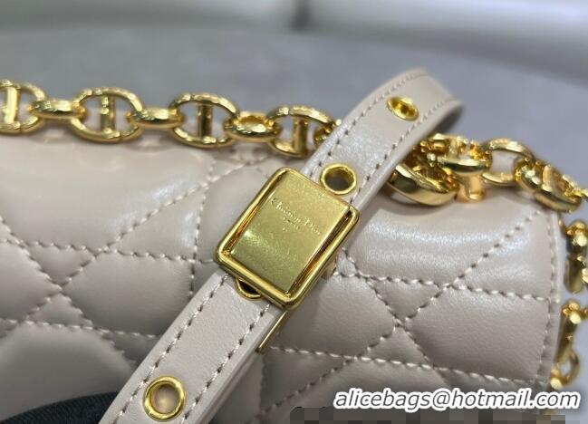 Best Product Dior Small Soft Dior Caro Bag in Macrocannage Lambskin M9252 Grey 2025