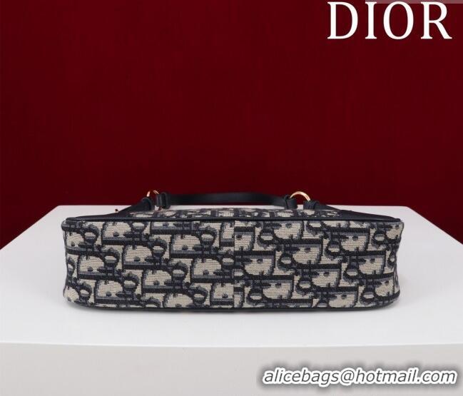 Market Sells Dior 30 Montaigne Wanderlust Mini Bag in Dior Oblique Jacquard and Smooth Calfskin 1138 Blue 2025
