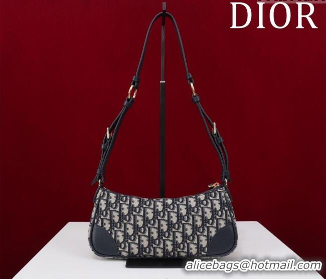 Market Sells Dior 30 Montaigne Wanderlust Mini Bag in Dior Oblique Jacquard and Smooth Calfskin 1138 Blue 2025