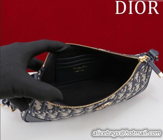 Market Sells Dior 30 Montaigne Wanderlust Mini Bag in Dior Oblique Jacquard and Smooth Calfskin 1138 Blue 2025