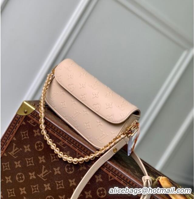 Best Price Louis Vuitton Wallet On Chain Ivy Mini Bag in Calf leather M14714 Biscuit Beige 2025