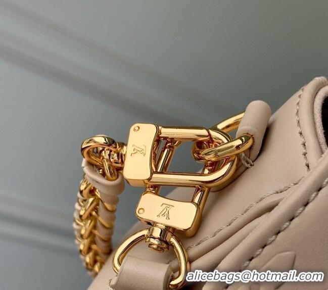 Best Price Louis Vuitton Wallet On Chain Ivy Mini Bag in Calf leather M14714 Biscuit Beige 2025