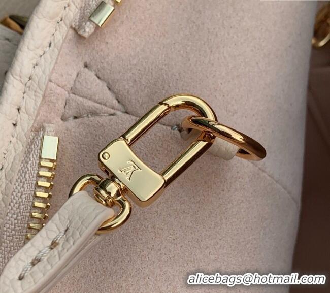 Unique Grade Louis Vuitton CarryAll PM Bag in Embossed Grained Cowhide Leather M14321 Sand Beige 2025