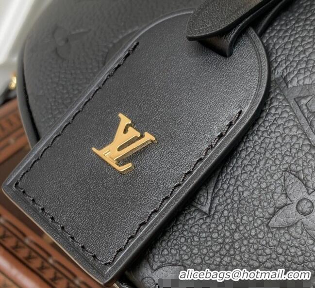 Top Grade Louis Vuitton High Rise PM bumbag in Monogram Leather M14353 Black 2025