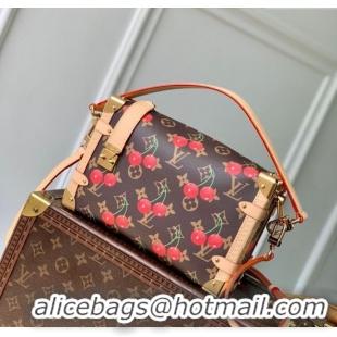 Famous Brand Louis Vuitton LV x TM Side Trunk MM Bag in Monogram Cherry Canvas M14278 2025