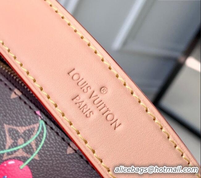 Famous Brand Louis Vuitton LV x TM Side Trunk MM Bag in Monogram Cherry Canvas M14278 2025