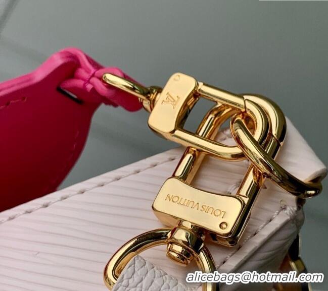 Good Quality Louis Vuitton LV x TM Marellini Bag in Epi Leather with Cherry Blossom M13101 Cheeky Pink 2025