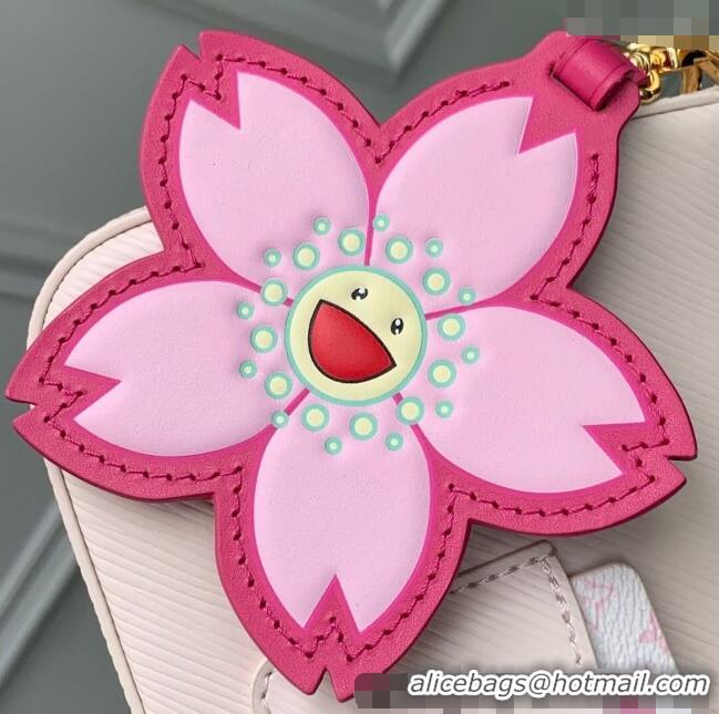 Good Quality Louis Vuitton LV x TM Marellini Bag in Epi Leather with Cherry Blossom M13101 Cheeky Pink 2025