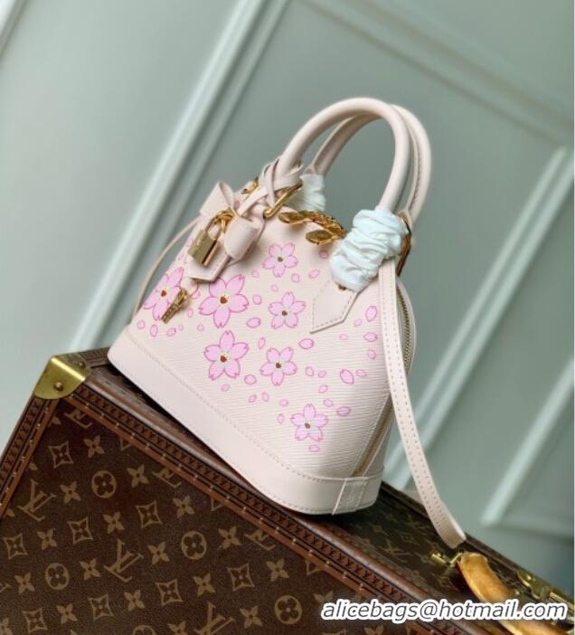 Trendy Design Louis Vuitton LV x TM Alma BB Bag in Epi Leather with Cherry Blossom M13104 Pink 2025