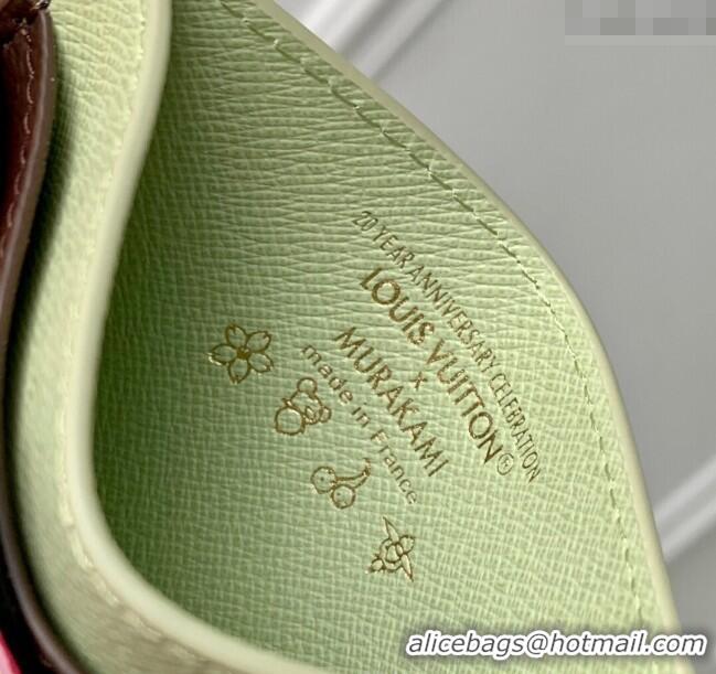 Market Sells Louis Vuitton LV x TM Card Holder Wallet in Sakura Brown Monogram Canvas with Cherry Blossom M13429 2025