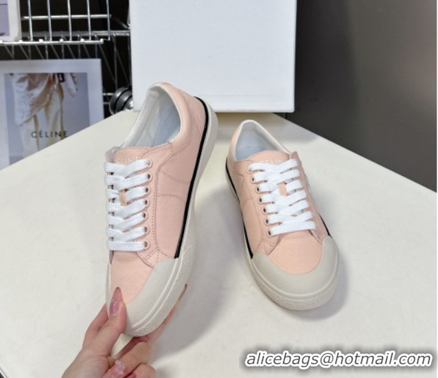 Low Price Celine Alan Sneakers with Triomphe in Canvas Light Pink 0428111