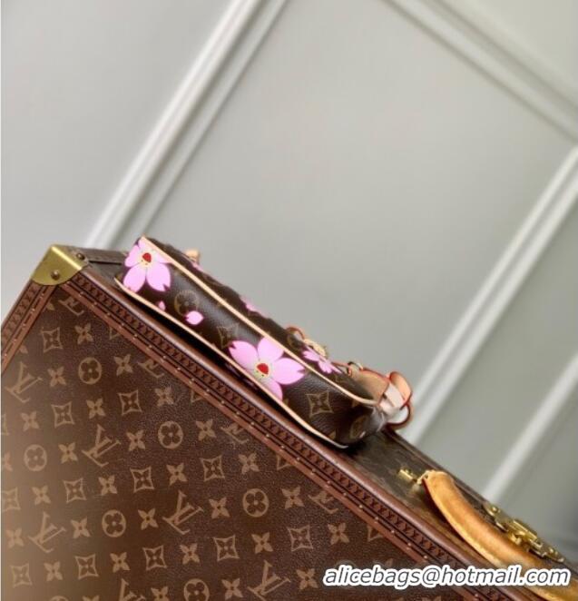 Inexpensive Louis Vuitton LV x TM Pochette Accessoires Mini bag in Sakura Monogram Canvas with Cherry Blossom M13666 202